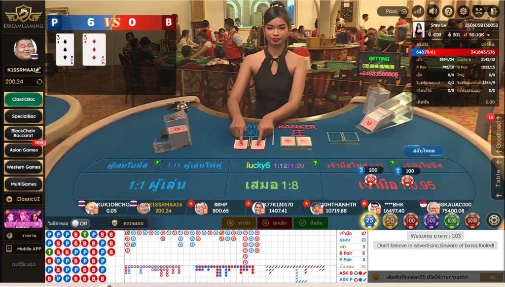 บาคาร่าเว็บตรง DreamGaming